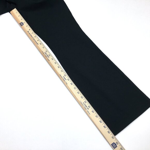 NEW Gap Women's Black Pants High Rise Flare Leg Stretch Cotton size 10 length 31 - Picture 6 of 9